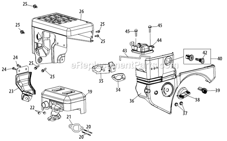 Starter Diagram and Parts List for 2011 Yard Machines Snow Blower